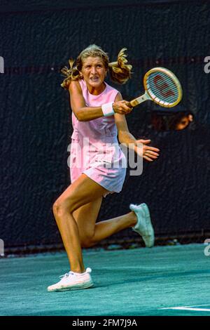 Tracy Austin (USA) si è disputata al campionato di tennis aperto 1977 degli Stati Uniti a Forest Hills, NY Foto Stock