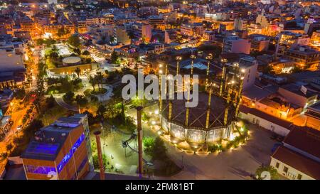 Piazza Gazi e Technopolis ad Atene, Grecia Foto Stock