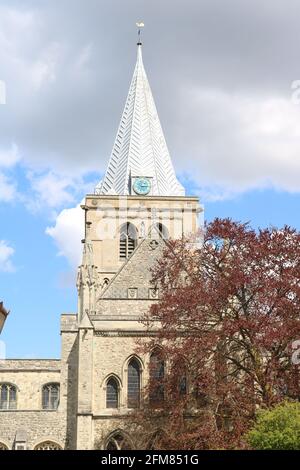 Cattedrale di Rochester, Kent Foto Stock