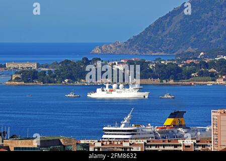 Tolone 83 Dupuy de Lome collezionisti di intelligence delle navi Foto Stock