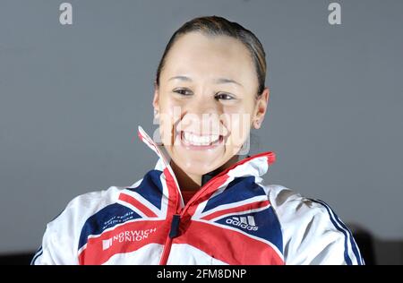 JESSICA ENNIS HARPTATHLETE 6/2/2008. IMMAGINE DAVID ASHDOWN Foto Stock