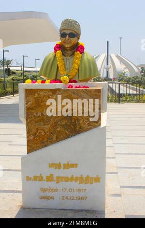 MONS. Samadhi o MONS. Memorial a Chennai, India Foto Stock