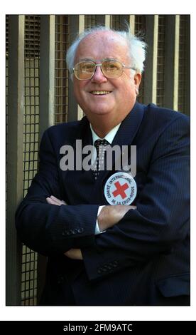 Jacques Morillon membro del Comitato Internazionale della Croce Rossa, amico e visitatore di Nelson Mandela durante i suoi anni nelle prigioni sudafricane.pic David Sandison 10/7/2003 Foto Stock