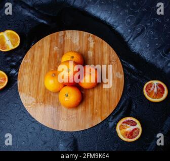 Arance, arance del sangue, vitamina C, stile di vita, fotografia alimentare Foto Stock