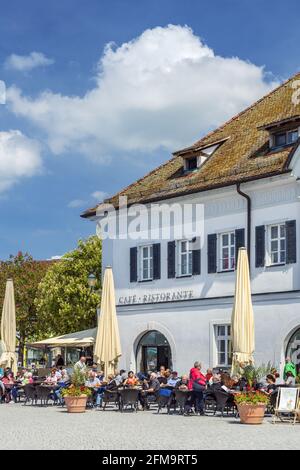 Ristorante a Ueberlingen, Baden-Wuerttemberg, Germania Foto Stock