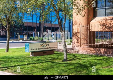 Phoenix, AZ - 20 marzo 2021: Arizona School Boards Association è un'organizzazione privata, senza scopo di lucro, non partisan. Foto Stock