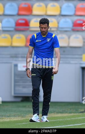 Frosinone, Italia, 7 maggio 2021 Fabio Grosso allenatore di Frosinone alla Frosinone vs Vicenza Serie B Credit:Roberto Ramaccia/Alamy Live News Foto Stock