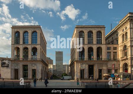 Milano italia 3 maggio 2021: L'esterno del Museo novecento di arte moderna di milano Foto Stock
