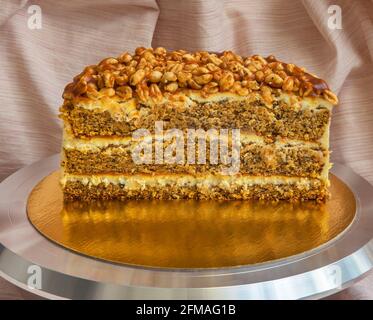 Tipo di torta sul supporto Foto Stock