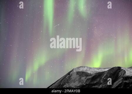 Aurora Australis McMurdo Antartide Foto Stock
