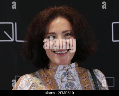 New York, Stati Uniti. 07 maggio 2021. Il regista Sophia Romma arriva sul tappeto rosso per l'apertura teatrale del film 'Used and Debowed Time' al Quad Cinema di New York City venerdì 7 maggio 2021. Foto di John Angelillo/UPI Credit: UPI/Alamy Live News Foto Stock