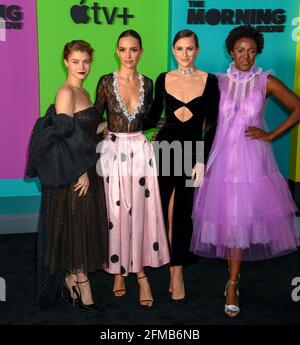 Jodi Balfour, Sarah Jones, Shantel VanSanten e Krys Marshall arrivano al Morning Show New York Premiere di APPLE TV, tenuto al Lincoln Center di New York City, lunedì 28 ottobre 2019. Foto di Jennifer Graylock-Graylock.com 917-519-7666 Foto Stock