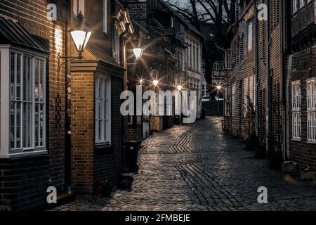 Lüneburg, 'Auf dem Meere' in serata Foto Stock