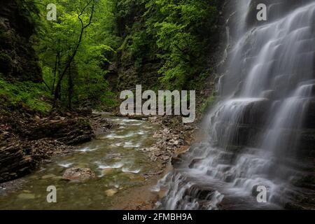 Il adatto a Bad Vigaun nel Salzburger Land. Foto Stock