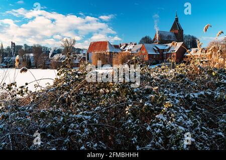 Impressione invernale a Mölln Foto Stock