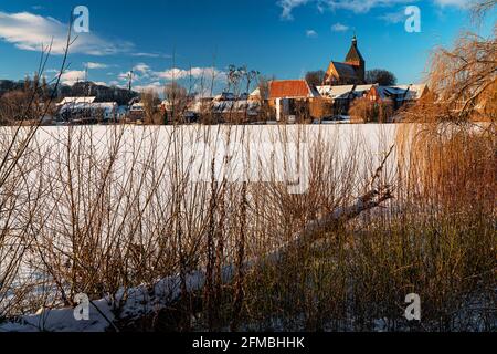 Impressione invernale a Mölln Foto Stock