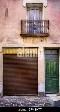 Ferramenta chiusa a Saint Thibéry. Foto Stock