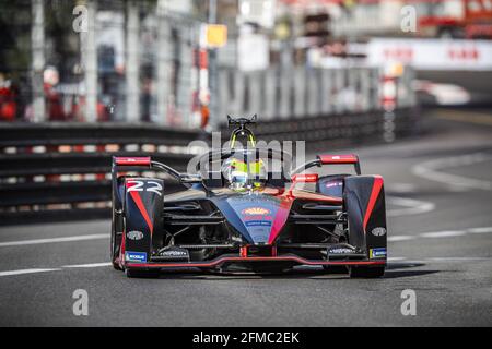 Monaco. 8 maggio 2021. 22 Rowland Oliver (gbr), Nissan e.dams, Nissan IM02, azione durante l'ePrix di Monaco 2021, 4° incontro del Campionato del mondo di Formula e 2020-21, sul circuito di Monaco l'8 maggio, a Monaco - Foto Gregory Lenenmand / DPPI / LiveMedia Credit: Independent Photo Agency/Alamy Live News Foto Stock