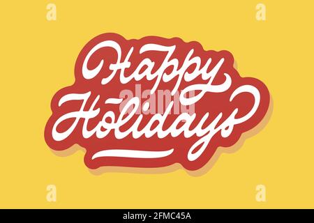 Lettere vettoriali per buone feste Illustrazione Vettoriale