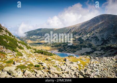 Bellissimo paesaggio a Musala, laghi, Rila, Bulgaria Foto Stock