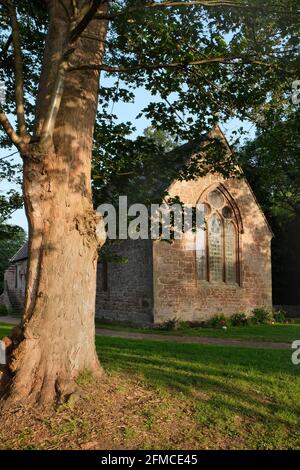 Chiesa di Santa Maria, Longnor, Shropshire Foto Stock