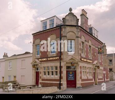 Teh Brains Chirurgia, Larkhall, Bath, 1989 Foto Stock