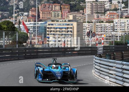 08 Turvey Oliver (gbr), NIO 333 FE Team, NIO 333 FE 001, azione in occasione dell'ePrix di Monaco 2021, 4° incontro del Campionato del mondo di Formula e 2020-21, sul circuito di Monaco l'8 maggio, a Monaco - Foto Grégory Lenenmand/DPPI Foto Stock