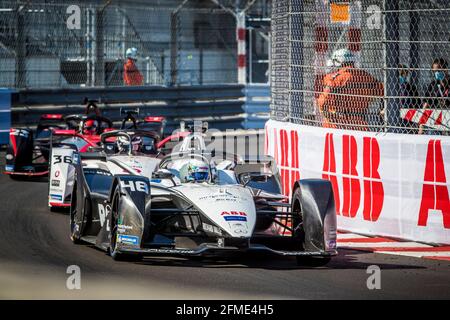 48 Mortara Edoardo (swi), ROKIT Venturi Racing, Mercedes-Benz EQ Silver Arrow 02, azione durante l'ePrix di Monaco 2021, 4° appuntamento del Campionato del mondo di Formula e 2020-21, sul circuito di Monaco l'8 maggio, a Monaco - Foto Grégory Lenenmand / DPPI Foto Stock