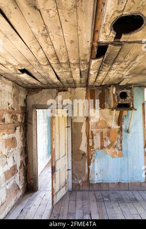 Bannack città fantasma, Montana, USA Foto Stock