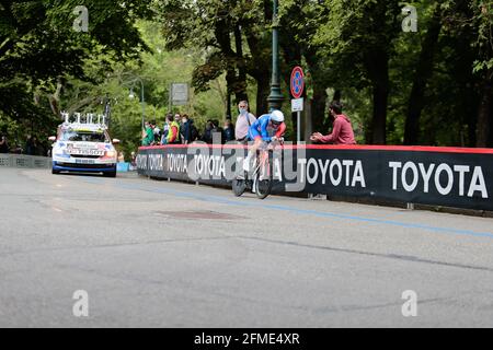 DUCHESNE Antoine durante il Tour d'Italia, giro d'Italia 2021, fase 1, prova individuale Torino - Torino l'8 maggio 2021 in Italia - Foto Nderim K. Foto Stock