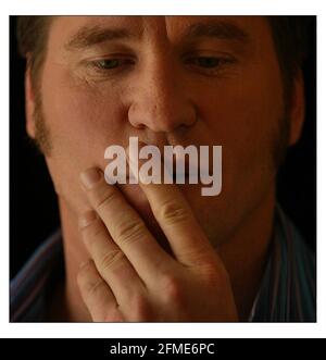 Val Kilmer a Londra per promuovere il suo nuovo film Wonderlandpic David Sandison 6/5/2004 Foto Stock