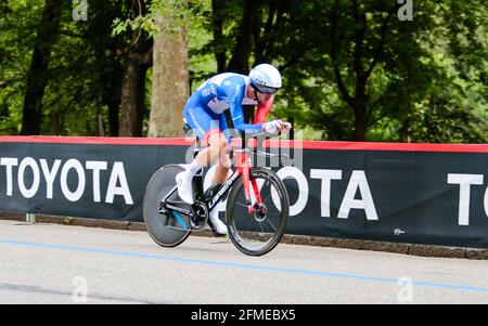 DUCHESNE Antoine durante il Tour d'Italia, giro d'Italia 2021, fase 1, prova individuale (ITT) Torino - Torino (8,6 km) il 8 maggio 2021 in Italia - Foto Nderim Kaceli / DPPI / LiveMedia Foto Stock