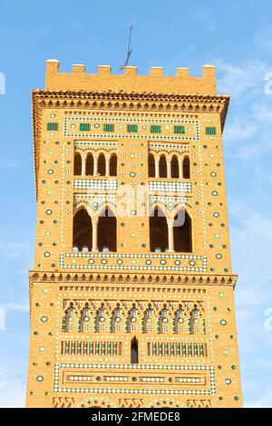 San Martin torre a Teruel cit, Spagna Foto Stock