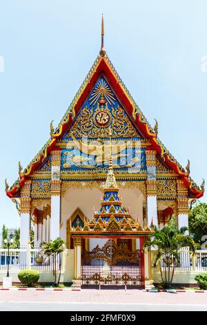 Wat Mongkon Putta (Wat Klang) la vecchia città di Phuket, Tailandia Foto Stock