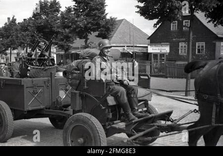 2. Weltkrieg Wehrmacht Heer Zwillings-Maschinengewehr / Zwillings-MG 34 - seconda guerra mondiale / seconda guerra mondiale esercito tedesco Twin Machine Gun MG34 Foto Stock