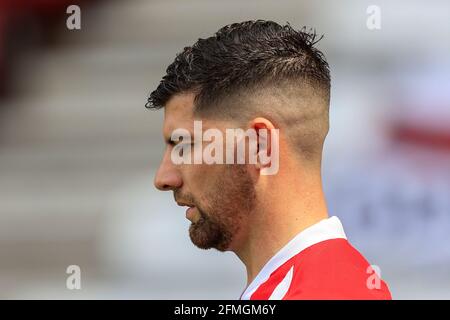 Sunderland, Regno Unito. 09 maggio 2021. Jordan Jones N. 27 di Sunderland durante la partita a Sunderland, Regno Unito, il 5/9/2021. (Foto di IAM Burn/News Images/Sipa USA) Credit: Sipa USA/Alamy Live News Foto Stock