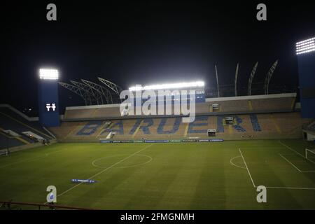 Barueri, Brasile. 8 maggio 2021. Stadio prima della partita di calcio femminile della Lega Brasiliana (Campeonato Brasileiro Femenino) tra San Paolo e Internacional all'Arena Barueri di San Paolo, Brasile. Credit: SPP Sport Press Photo. /Alamy Live News Foto Stock