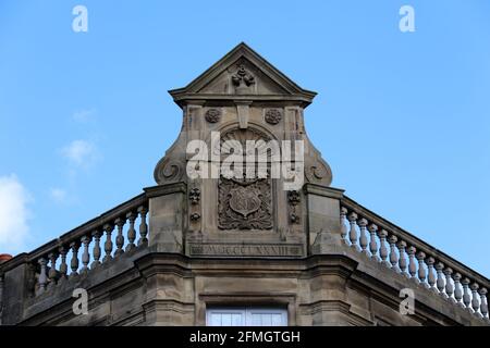 Architettura Heritage in Altrincham Foto Stock