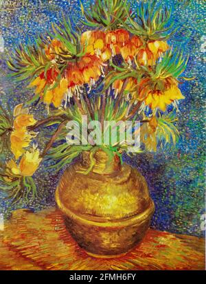 Vincent van Gogh opera intitolata Imperial Fritillaries in a Copper Vase. Foto Stock