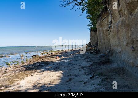 Costa del Mar Baltico sull'isola di Poel, vista a Gollwitz, Meclemburgo-Pomerania occidentale, Germania Foto Stock