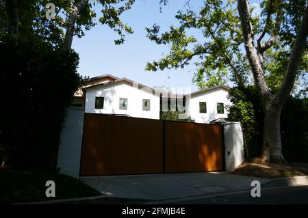 Los Angeles, California, USA 9 maggio 2021 UNA visione generale dell'atmosfera del cantante Joe Jonas dei Jonas Brothers e casa/casa dell'attrice Sophie Turner a Los Angeles, California, USA. Foto di Barry King/Alamy Stock foto Foto Stock