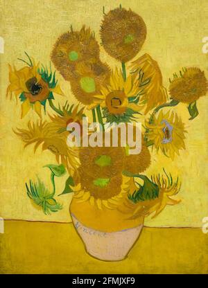 Girasoli, Vincent van Gogh, 1889, Foto Stock