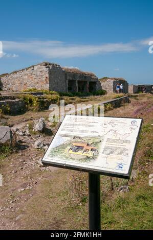 Battaglia dell'Atlantico Memorial Museum, Pointe de Pen Hir, Camaret-sur-Mer, Crozon penisola, Finisterre (29), Brittany, Francia Foto Stock