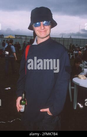 Martin Carr backstage al Reading Festival 2000 Foto Stock