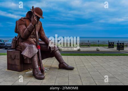 Tommy a Seaham Foto Stock