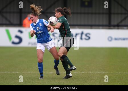 Rebecca Holloway (Birmingham City 25) durante la partita fa Womens Super League 1 tra Birmingham City e Tottenham allo stadio Sportnation.bet a Solihull. Foto Stock