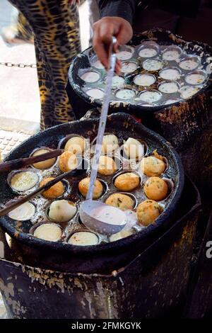 Mercato Centrale (Psah Thom Thmey) di Phnom Penh, Cambogia Foto Stock