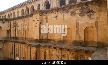 Neemrana Stepwell nel Rajasthan, India Foto Stock