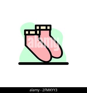 Ssocks Conceptual Vector Icon Design Illustrazione eps10 grande per tutti scopi Illustrazione Vettoriale