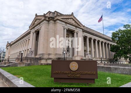 Memphis, TN / USA - 3 settembre 2020: Il giudice D'Army Bailey Courthouse a Memphis, TN Foto Stock